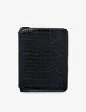 Smythson Mara croc-embossed leather writing folder 33cm - British product