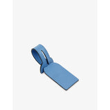 Smythson Panama leather travel tag for luggage, UK version