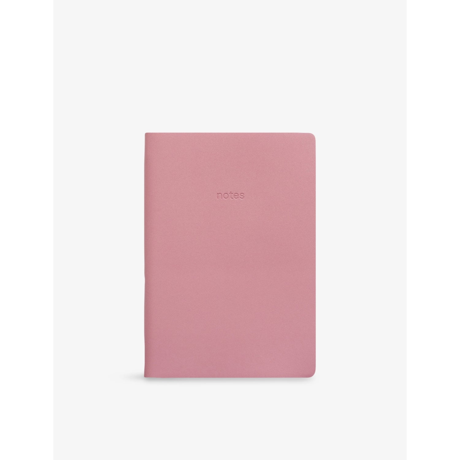 A5 Vegan-Leather Notebook - BROWN