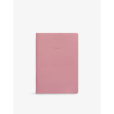A5 Vegan-Leather Notebook - BROWN