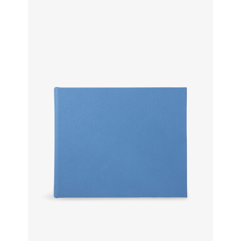 Panama Leather Baby Book - CHALK