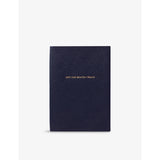 Off the Beaten Track Soho Leather Travel Journal 19.6cm x 14.3cm - NAVY