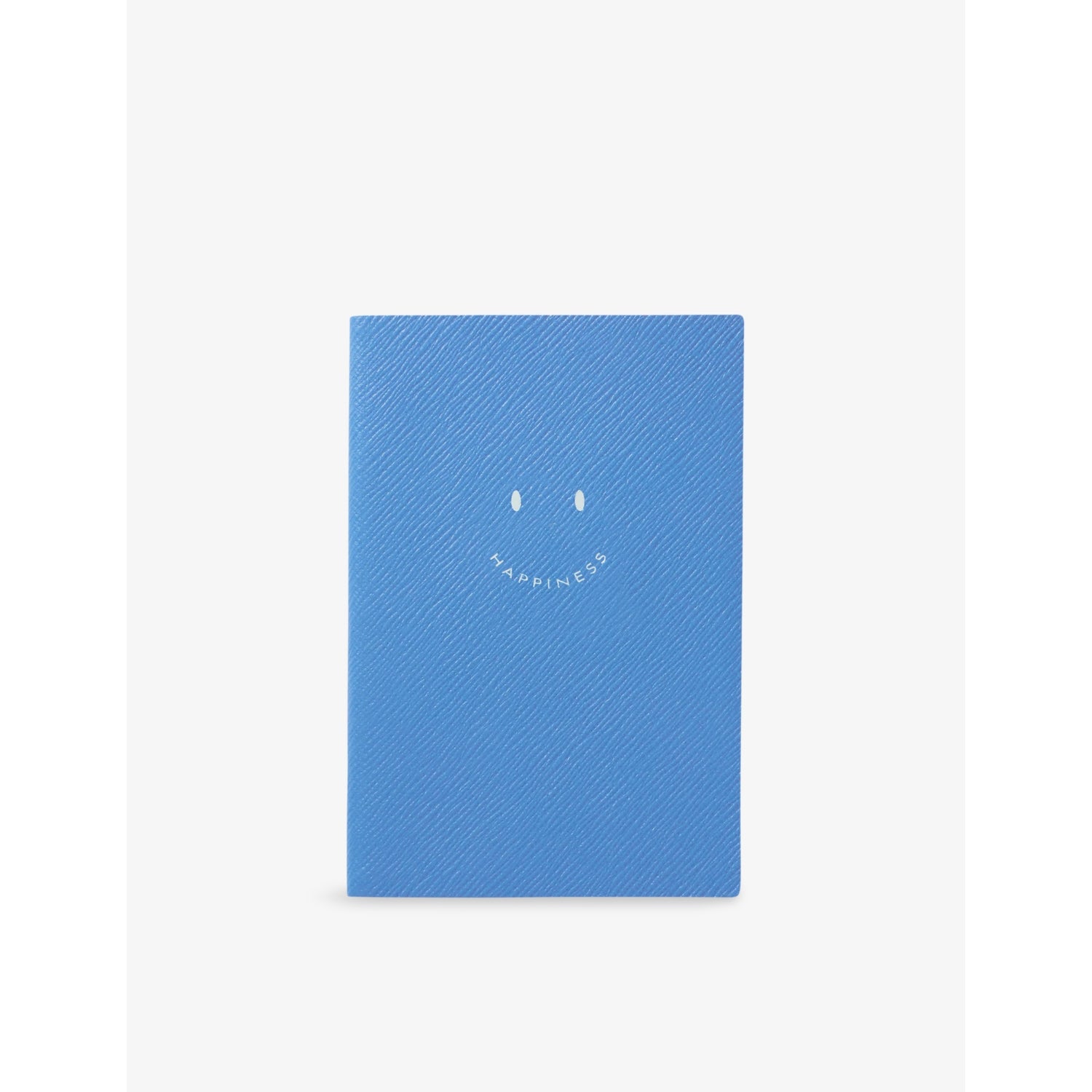 Chelsea Happiness Leather Notebook 16.7cm x 11.2cm - BRIGHT AQUA
