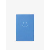 Chelsea Happiness Leather Notebook 16.7cm x 11.2cm - BRIGHT AQUA