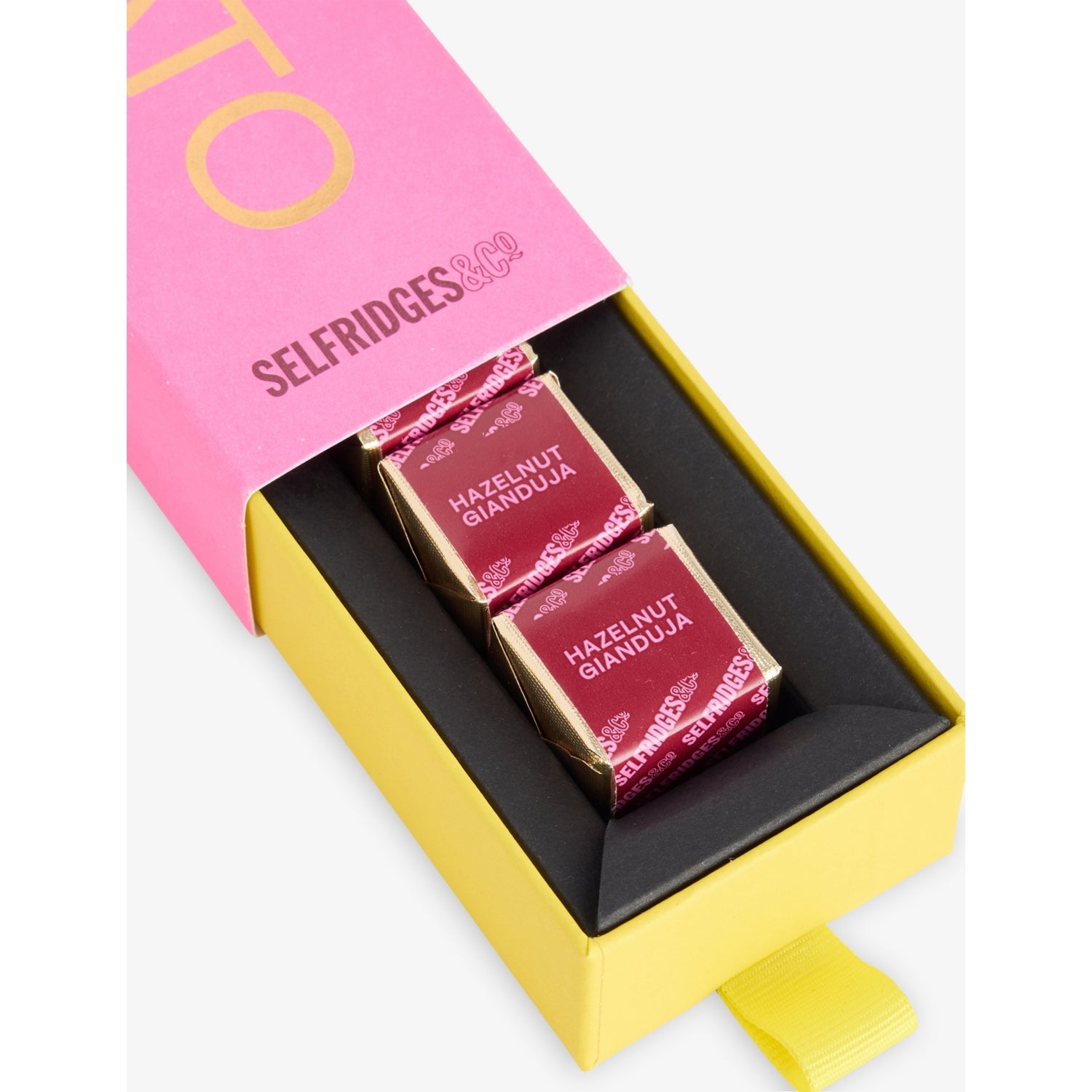 Selfridges Selection hazelnut gianduja milk chocolates 80g, imported from the UK