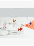 Ichendorf glass tumbler sheep design 8cm (British brand)
