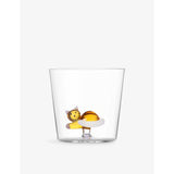 Ichendorf Tabby Cat glass tumbler 8cm diameter (British brand)