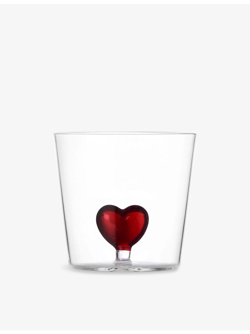 Ichendorf Cuore heart glass tumbler 8cm, UK version