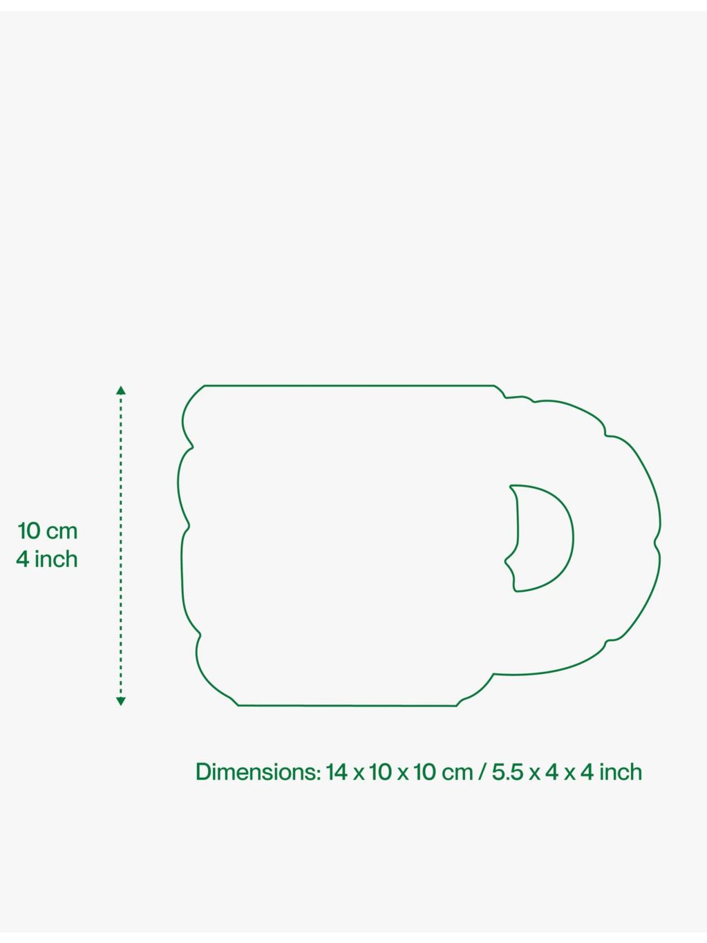 Home Studyo Gaston ceramic mug 10cm (British brand)