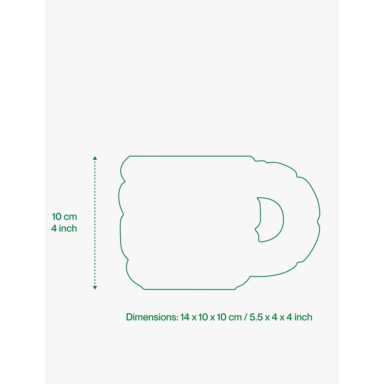 Home Studyo Gaston ceramic mug 10cm (British brand)