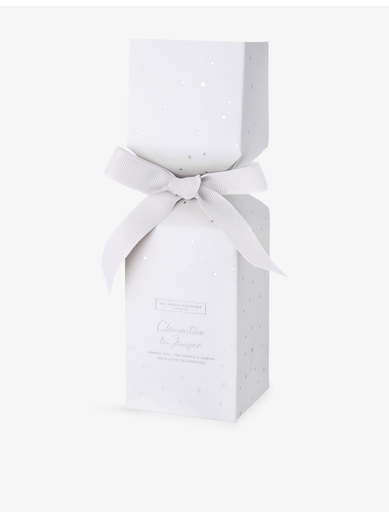 The White Company Clementine and Juniper gift cracker, imported from the UK