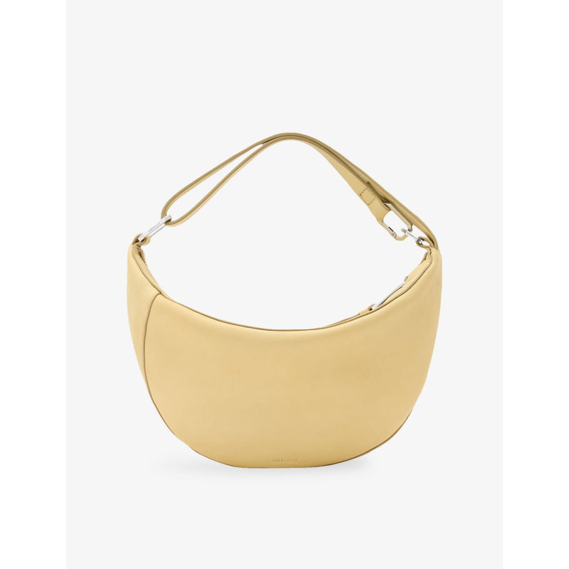 Luna Micro Leather Shoulder Bag - BLACK