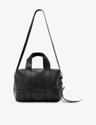 AllSaints Ares leather cross-body bag, imported from the UK
