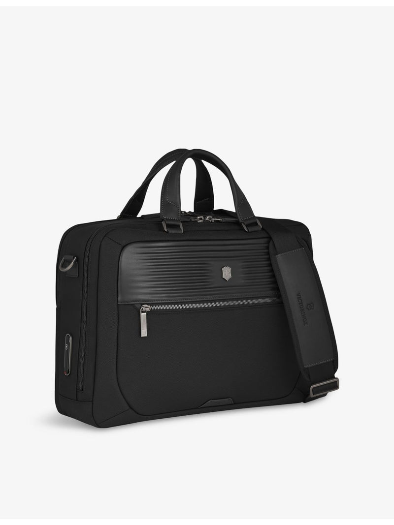 Victorinox woven and leather briefcase, imported from the UK