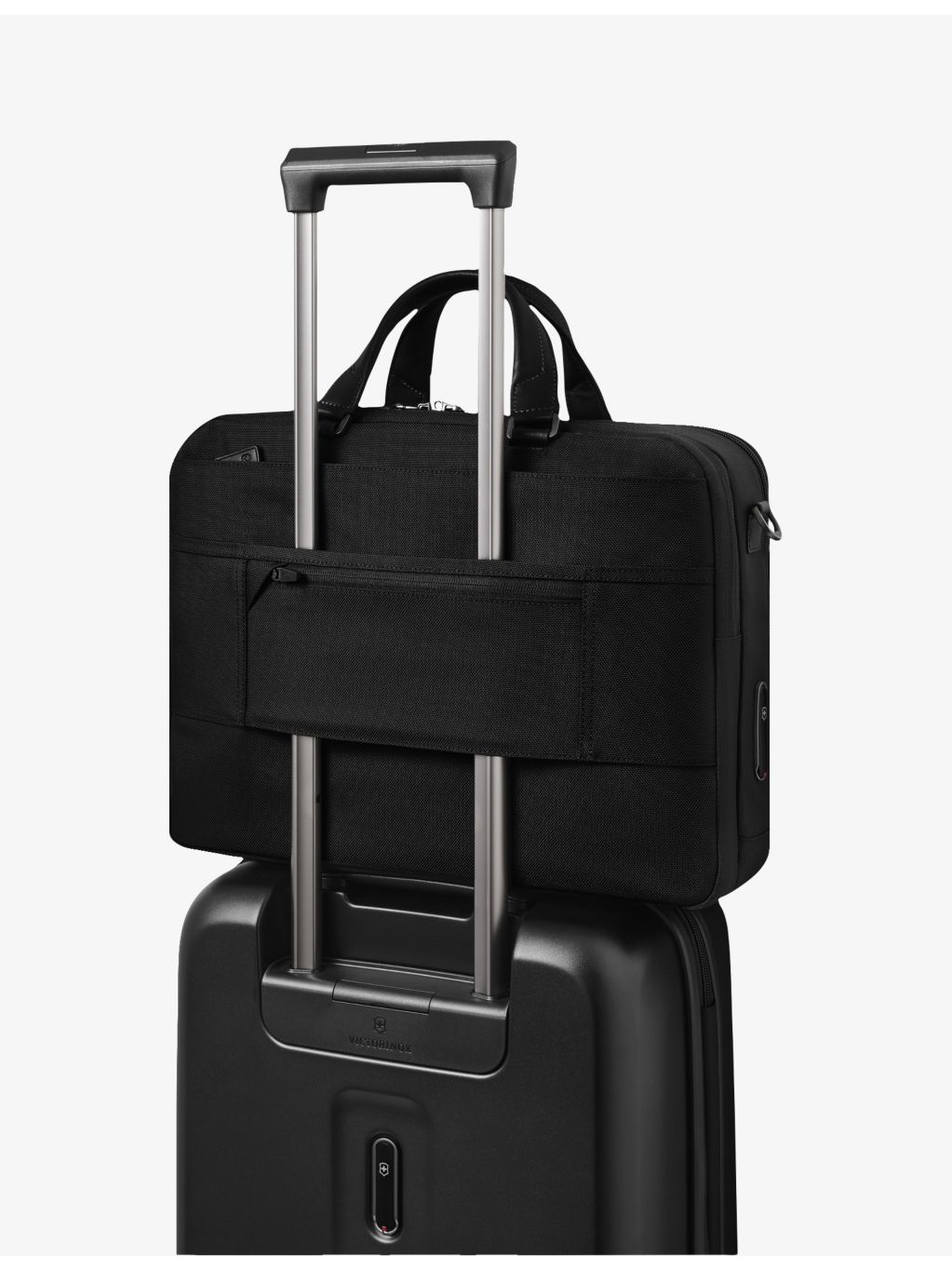 Victorinox woven and leather briefcase, imported from the UK
