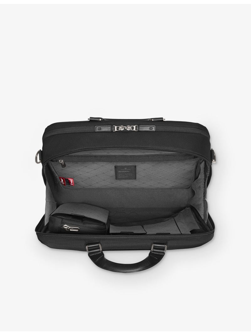 Victorinox woven and leather briefcase, imported from the UK