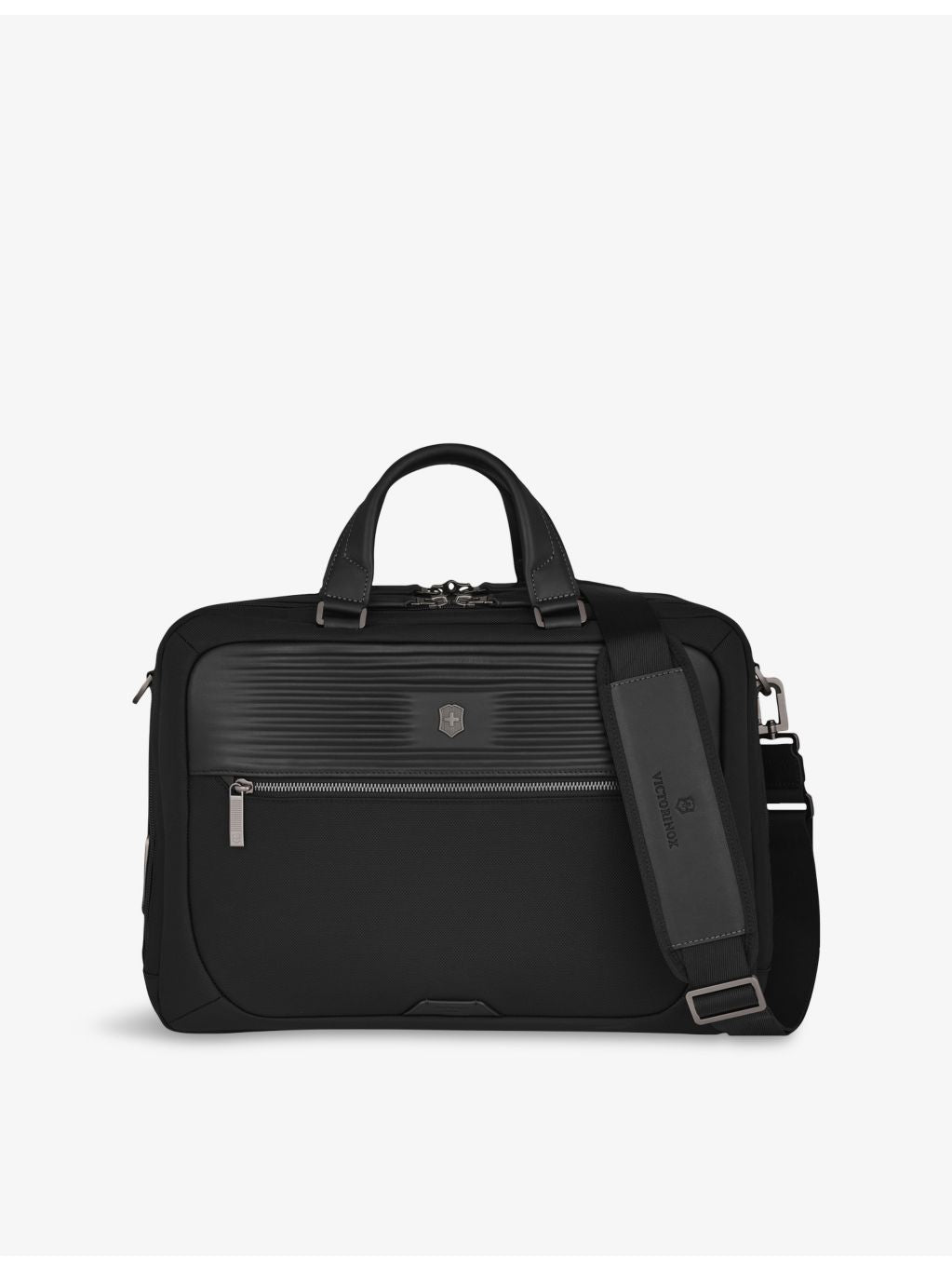 Victorinox woven and leather briefcase, imported from the UK