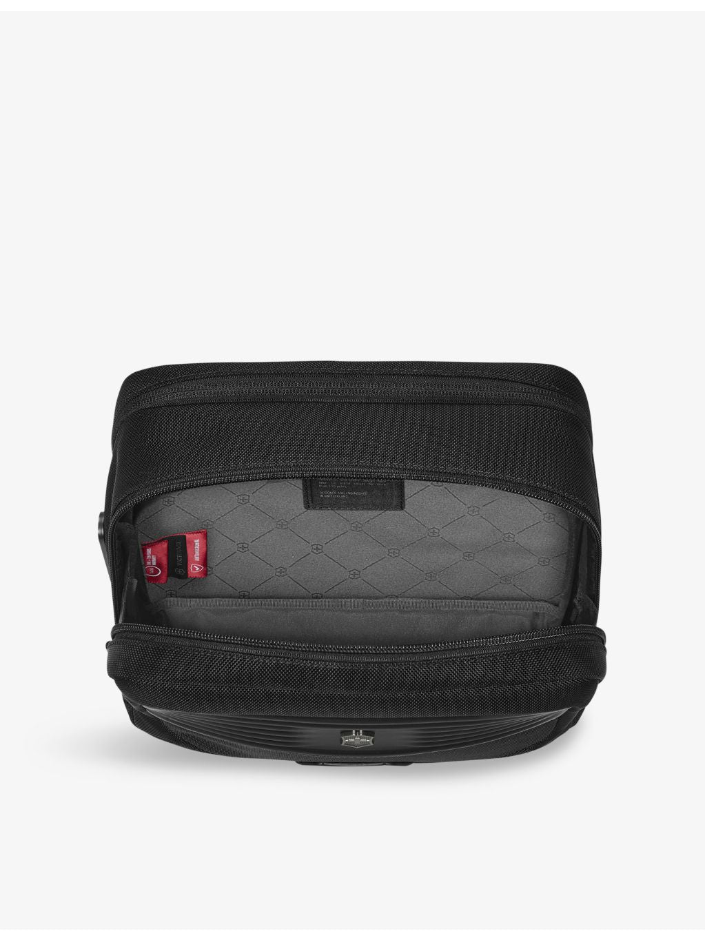 Victorinox Mythic woven wash bag, leather trim - British product