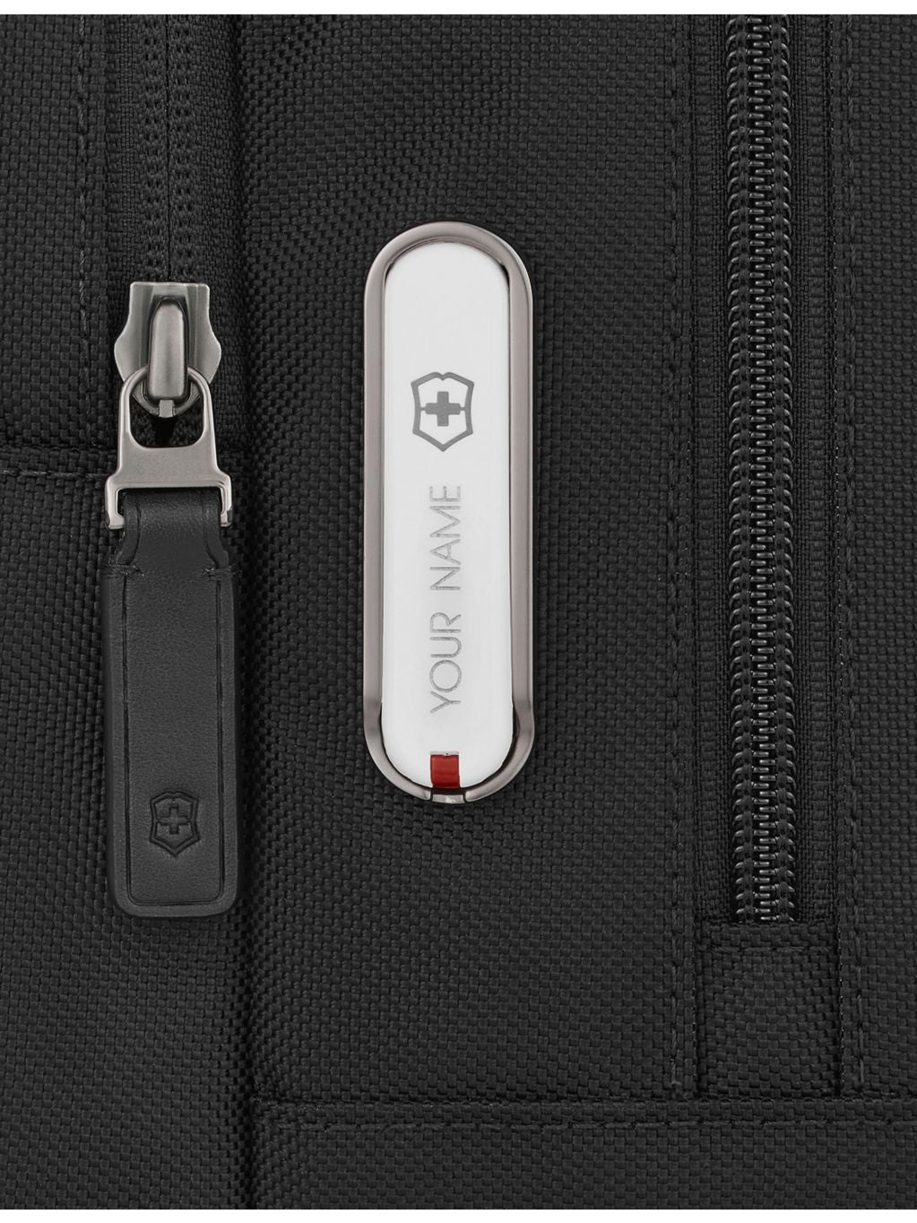 Victorinox Mythic woven wash bag, leather trim - British product