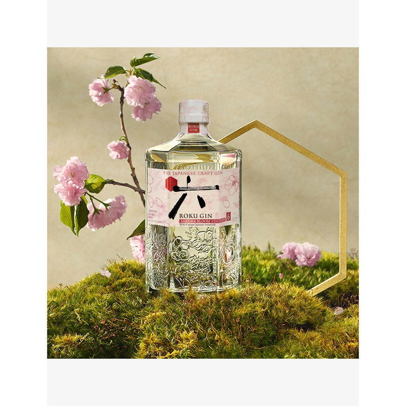 Roku Sakura limited edition gin 700ml - British product