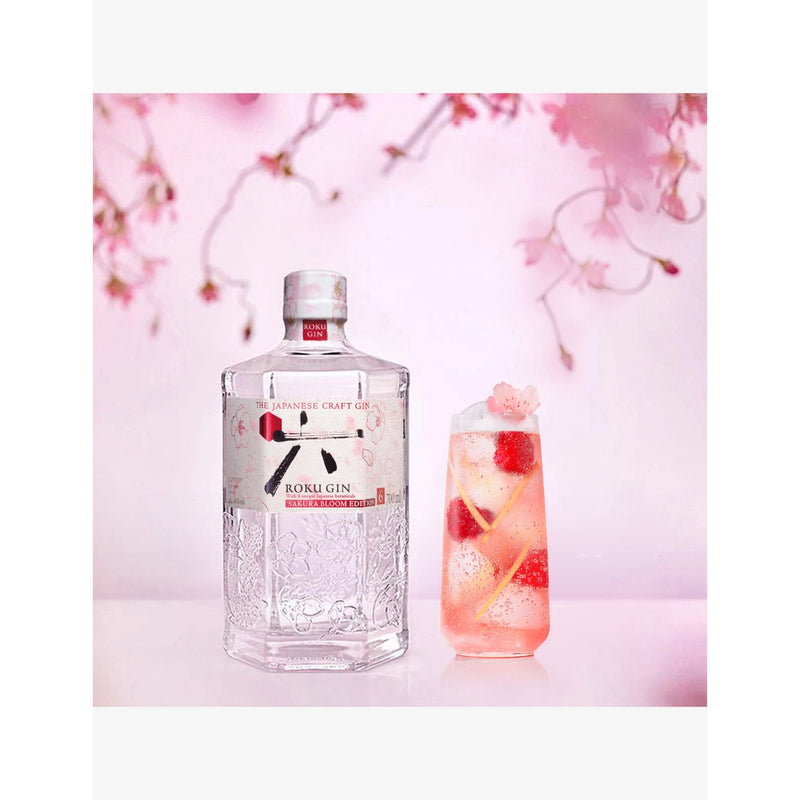 Roku Sakura limited edition gin 700ml - British product