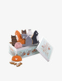 Biscuiteers Cool for Cats lemon iced biscuit tin 130g, UK version