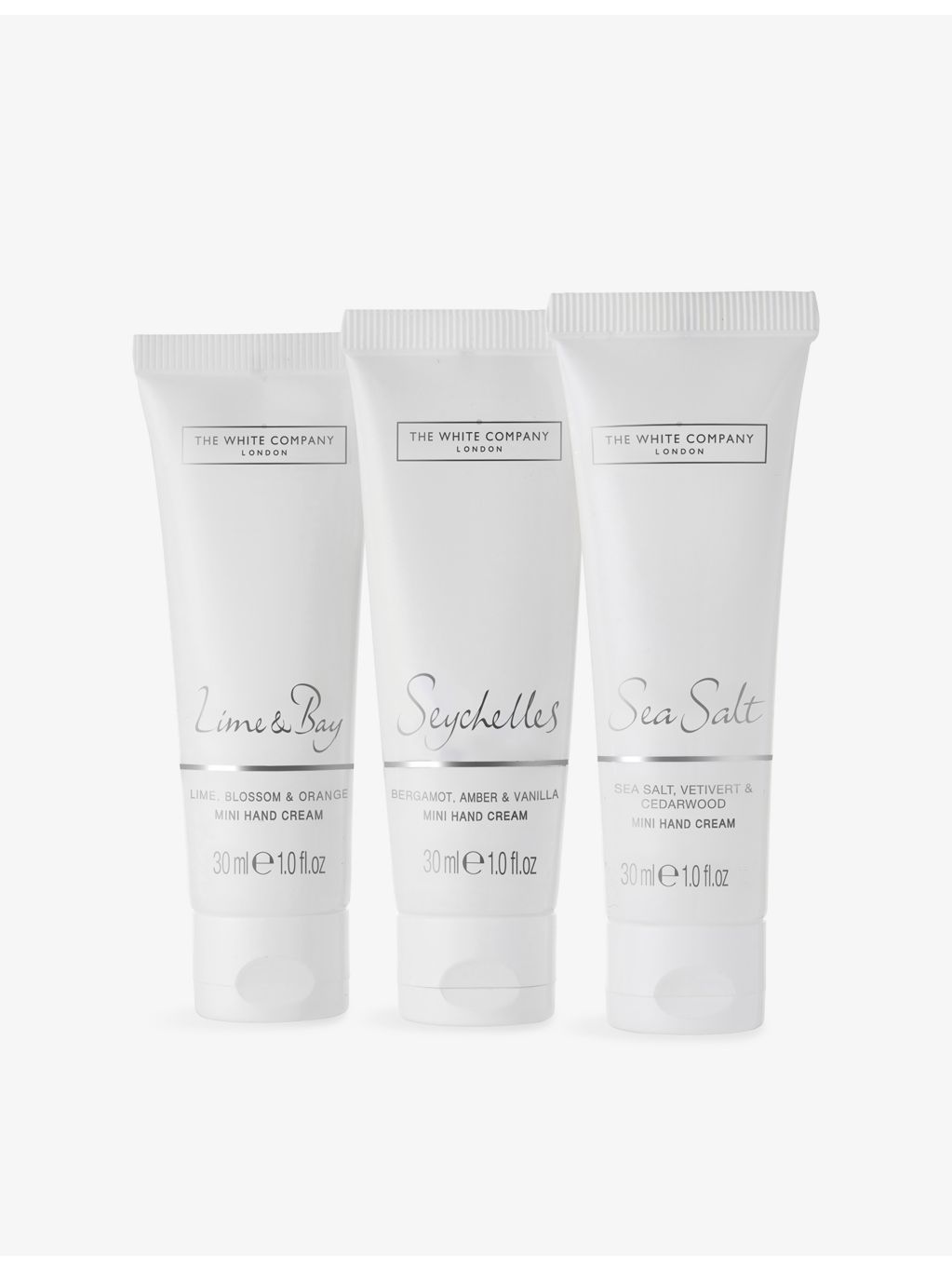 The White Company hand cream set of three 30ml (British brand)
