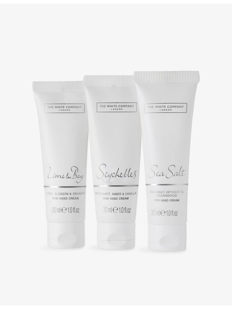 The White Company hand cream set of three 30ml (British brand)