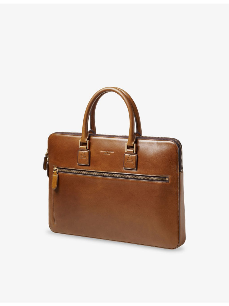 Aspinal of London Connaught Folio leather briefcase, UK version