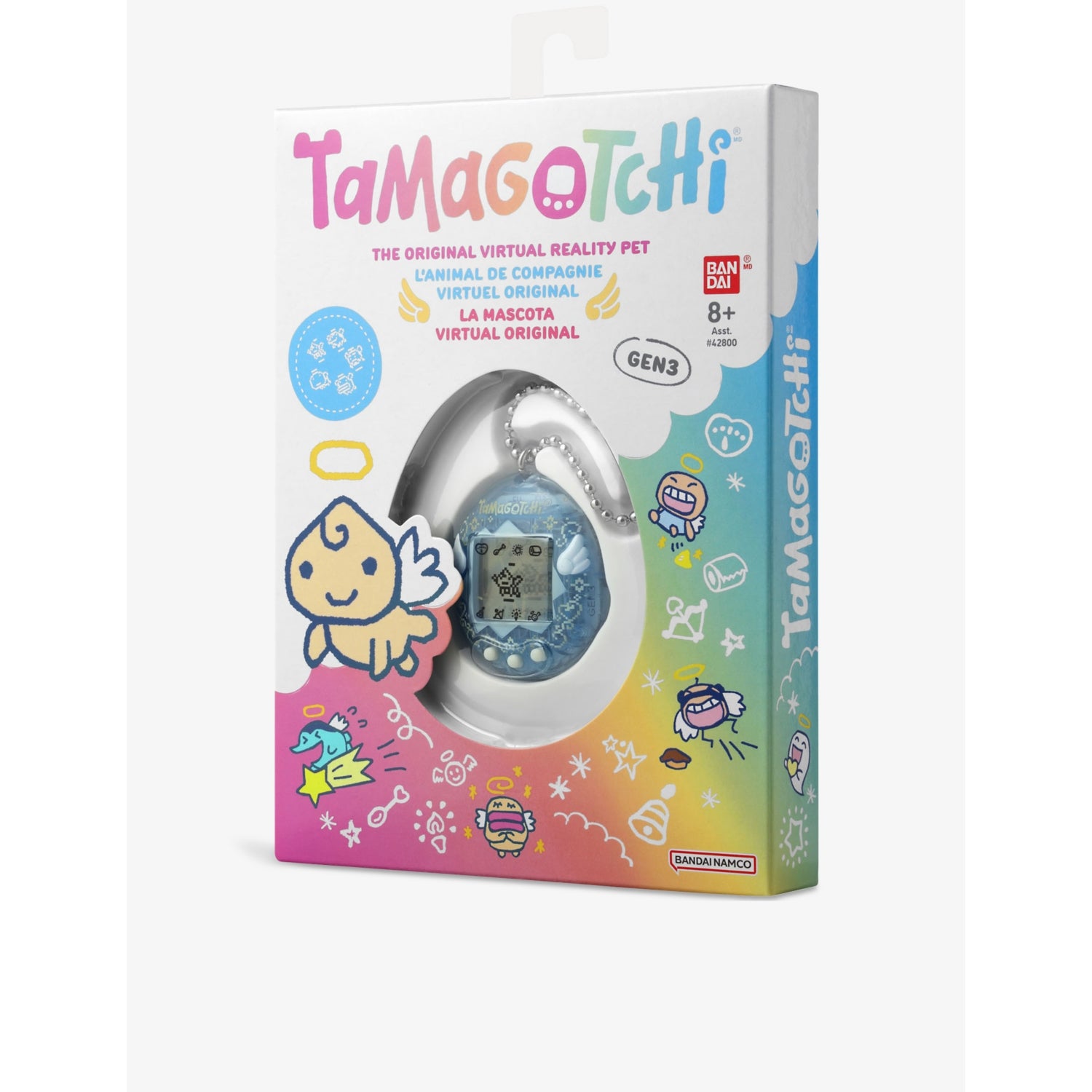 Tamagotchi Original Angel Sky virtual pet with wings, imported from the UK