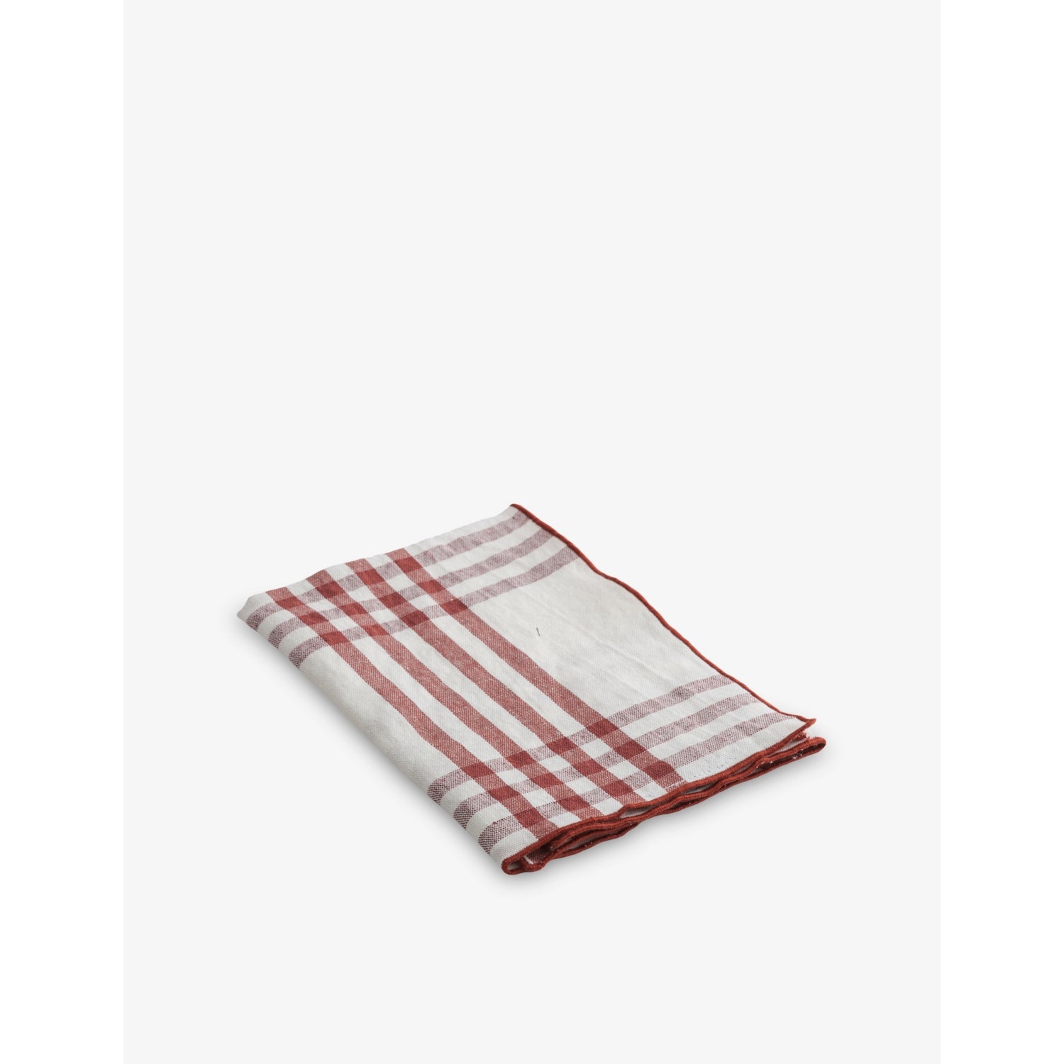 Mimi Country Linen and Cotton-Blend Canvas Tea Towel - ARGILE
