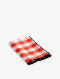 Maison de Vacances Mimi Vichy Linen and Cotton-Blend Canvas Tea Towel 75cm x 43cm