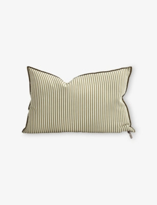 Maison de Vacances Portofino Cotton and Linen-Blend Cushion 40cm x 60cm