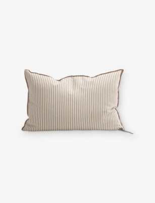 Maison de Vacances Portofino cotton linen cushion 40x60cm (British brand)