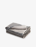 Maison de Vacances crumpled washed linen throw 140cm x 250cm, UK version