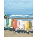 Maison de Vacances crumpled washed linen throw 140cm x 250cm, UK version