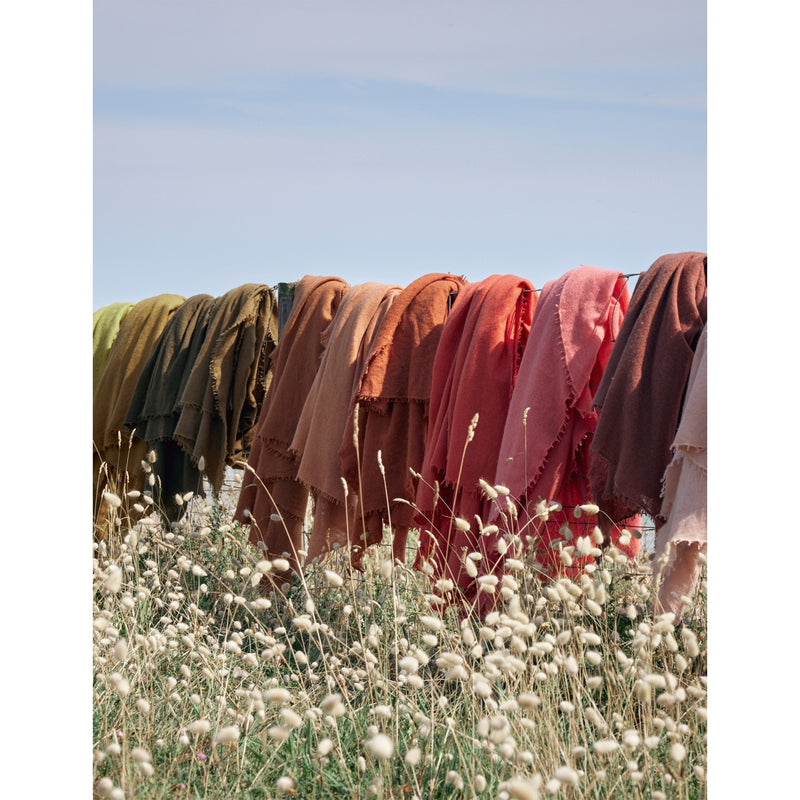 Maison de Vacances fringed cashmere throw 150cm x 200cm (British brand)