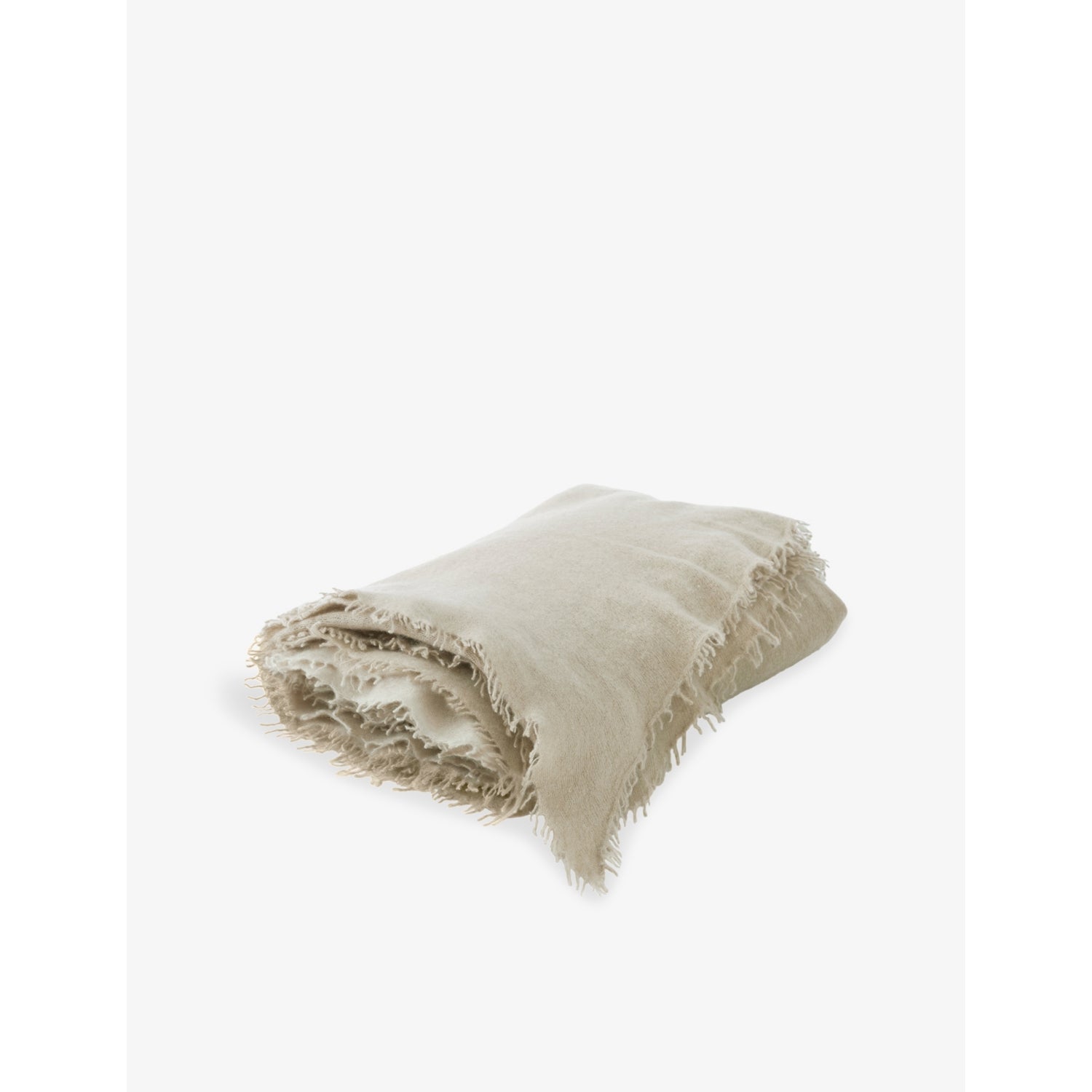 Fringed Cashmere Throw 150cm x 200cm - AVOINE