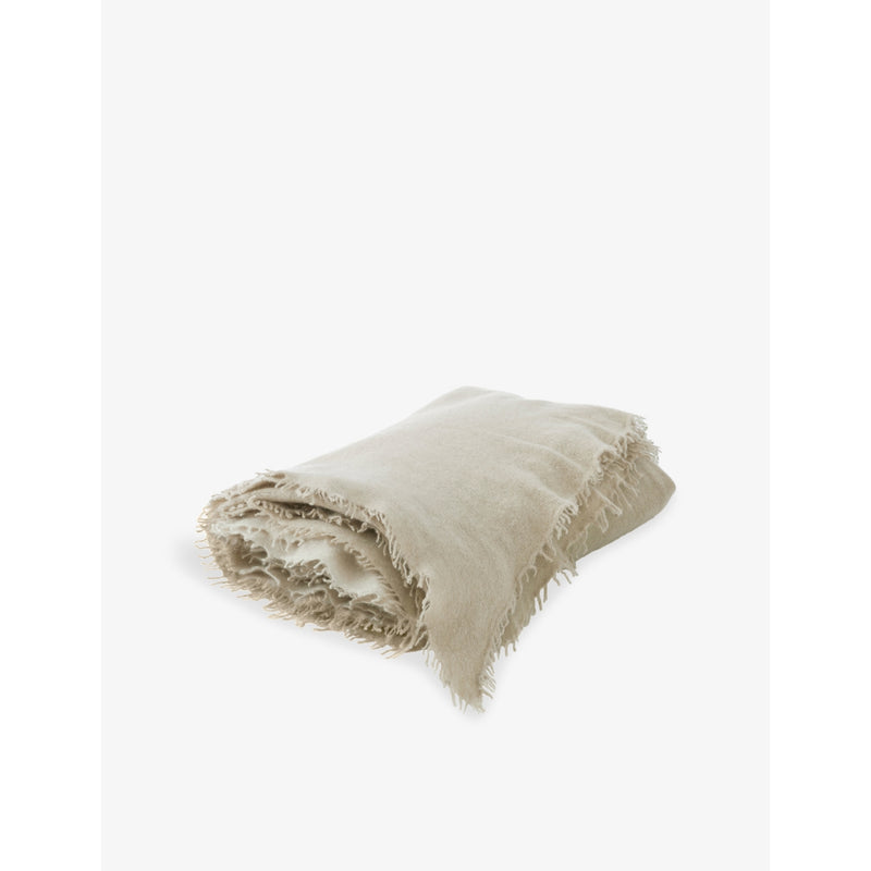 Fringed Cashmere Throw 150cm x 200cm - AVOINE
