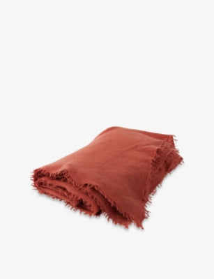 Maison de Vacances Fringed Cashmere Throw 150cm x 200cm