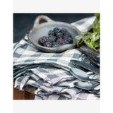 Maison de Vacances vintage check-print linen napkin 43cm - British product