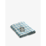 Vintage Vichy Linen Tablecloth 170cm x 240cm - Bleu De Delft