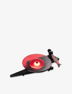 Pro-Ject AC/DC special edition turntable with red glass platter - British product