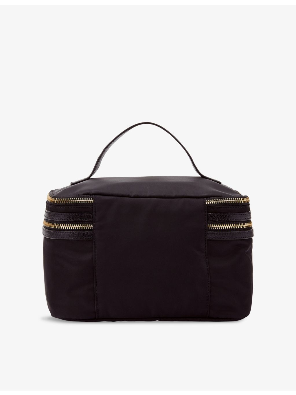 Anya Hindmarch logo-embossed shell cosmetics case - British product