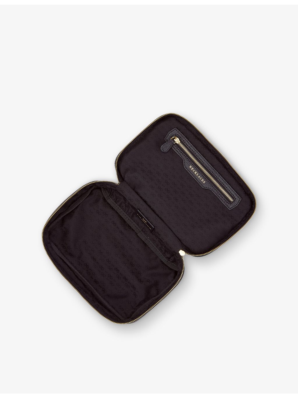 Anya Hindmarch logo-embossed shell cosmetics case - British product
