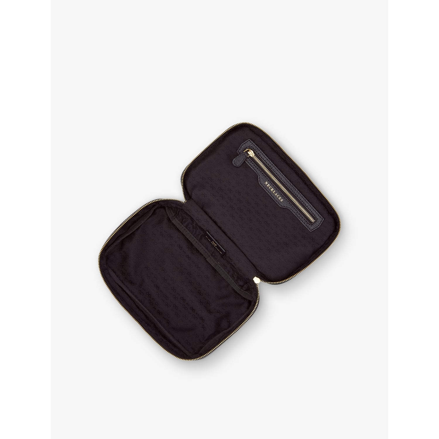 Anya Hindmarch logo-embossed shell cosmetics case - British product