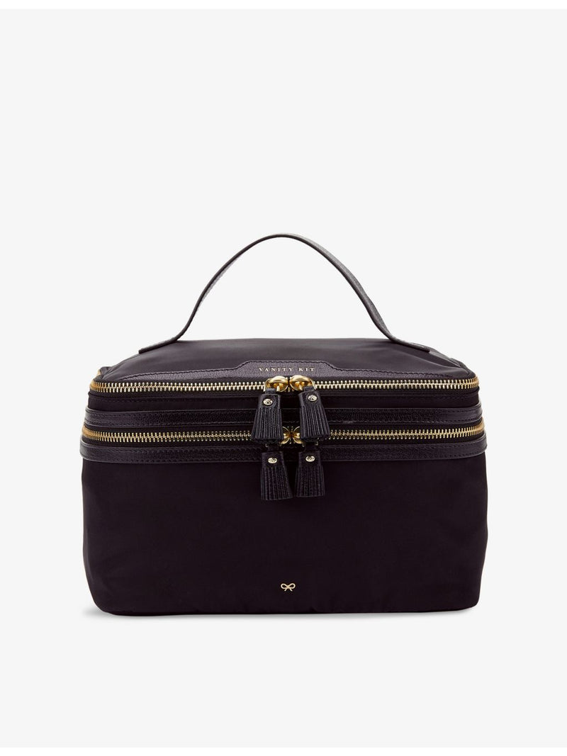 Anya Hindmarch logo-embossed shell cosmetics case - British product