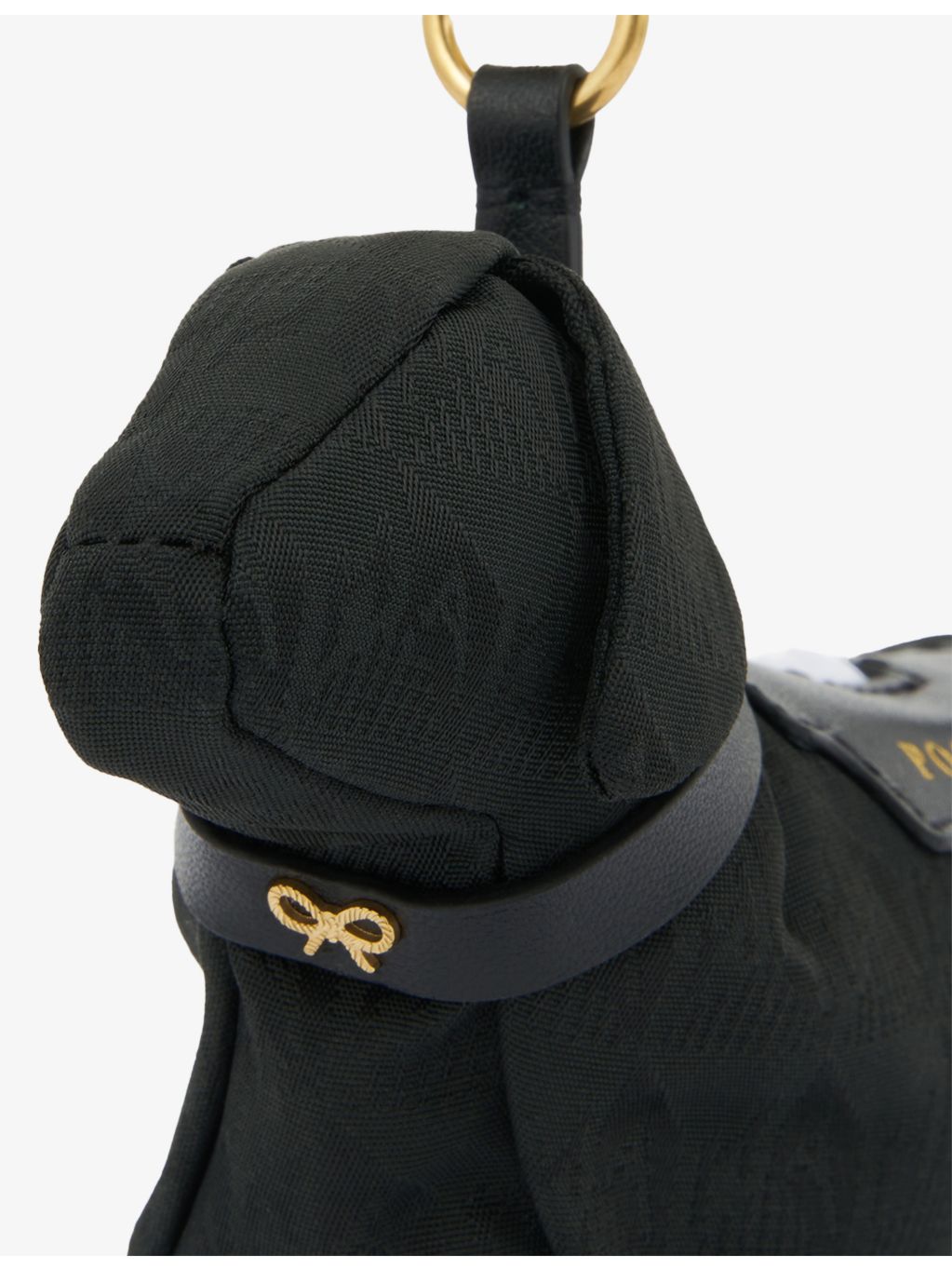 Anya Hindmarch woven bag charm with dog poo design - British product