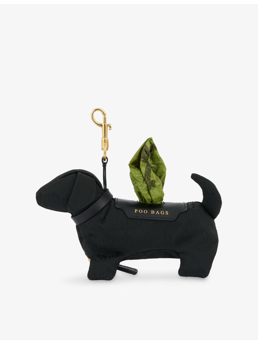 Anya Hindmarch woven bag charm with dog poo design - British product