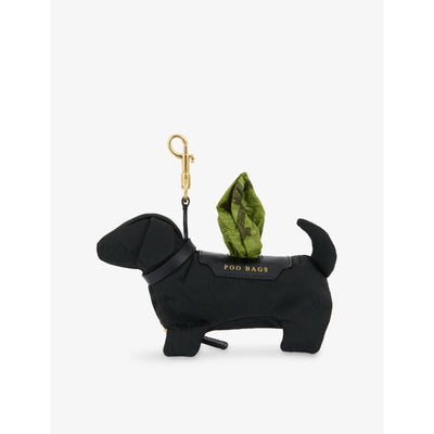 selfridges Anya Hindmarch Dog Poo Logo-Embellished Woven Bag Charm- Buy online at McGrocer